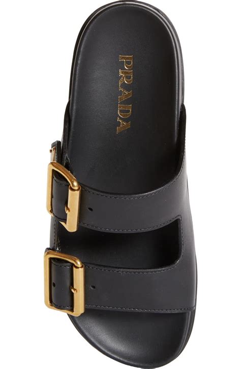 prada double strap sandals|prada transparent sandals.